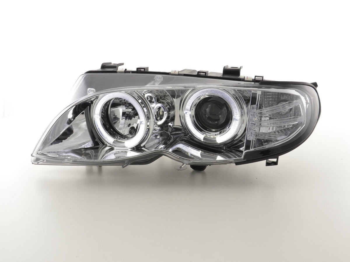 Scheinwerfer Set BMW 3er E46 Limo/Touring 02-05 chrom Scheinwerfer Set BMW 3er E46 Limo/Touring 02-05 chrom